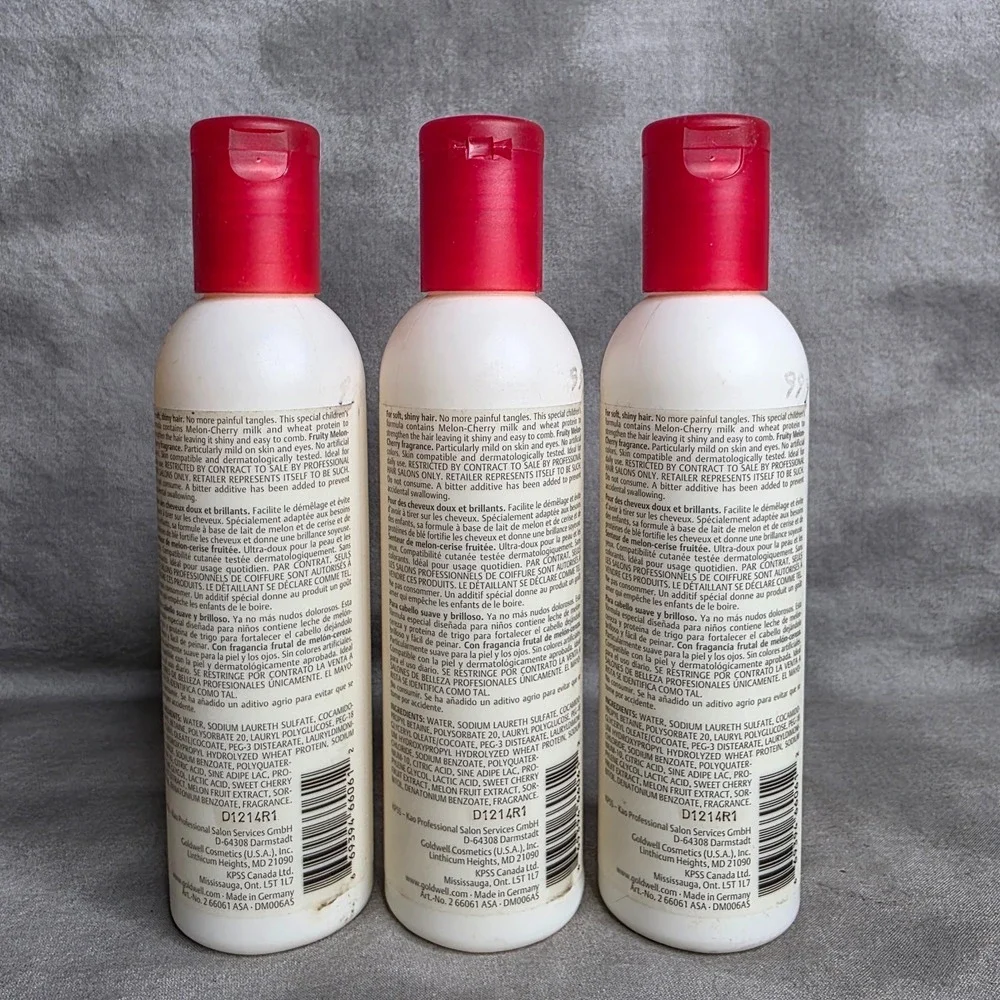 (X3) Goldwell Definition Kids Hair &‎ Body Shampoo 8.4 fl oz